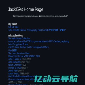 Jack139s Home Page