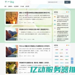 十一博客 - 技术分享,主机测评,云服务器,国外VPS,国外主机,免实名服务器.测评及优惠码