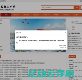 首页 - 采购与招标管理平台