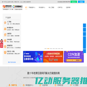 腾佑科技 - 服务器租用服务器托管专业idc服务商