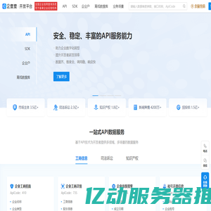 企业工商信息数据API接口-企查查开放平台