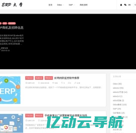 ERP大学 – SAP与开源ODOO管理软件实施资料及招聘信息分享[精心整理]