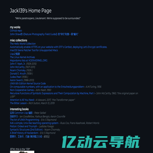 Jack139s Home Page